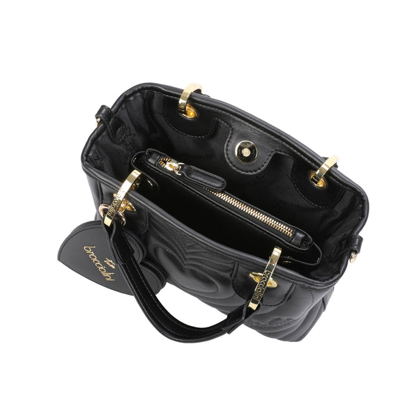 Braccialini - Borsa a mano Beth Matelass�� Piccola Nero - B18553 YY - NERO