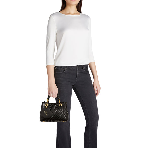 Braccialini - Borsa a mano Beth Matelass�� Piccola Nero - B18553 YY - NERO