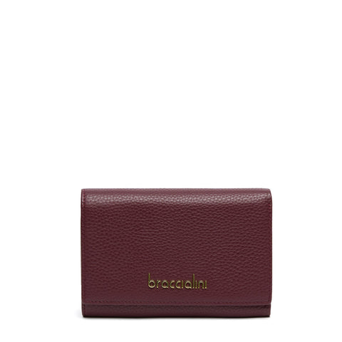Braccialini - Portafoglio Medio Basic Bordeaux - B18703 BA - BORDEAUX