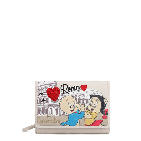 Braccialini - Portafoglio Piccolo Cartoline Porky - LT210 LT - UNICO