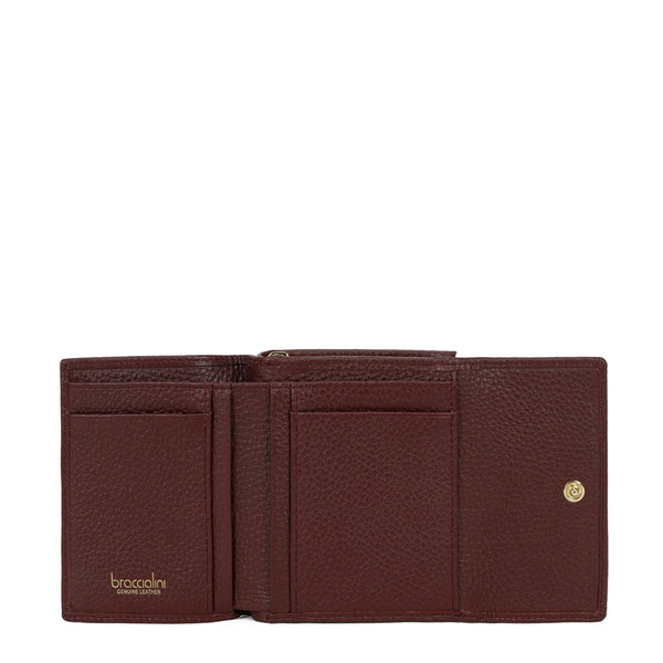 Braccialini - Portafoglio Piccolo Basic Bordeaux - B18704 BA - BORDEAUX