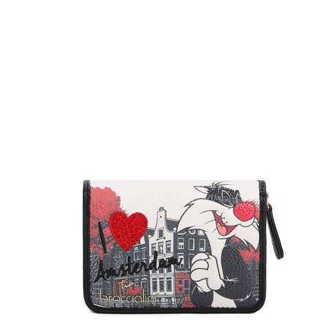 Braccialini - Portafoglio Cartoline Gatto Silvestro - LT208 LT - UNICO