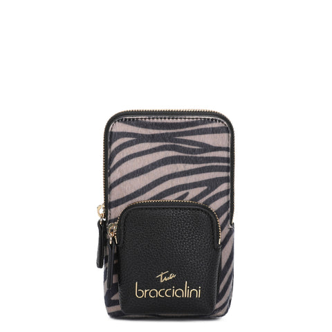 Braccialini - Mini tracollina Jinny Animalier Zebra - B18632 YY - ZEBRA