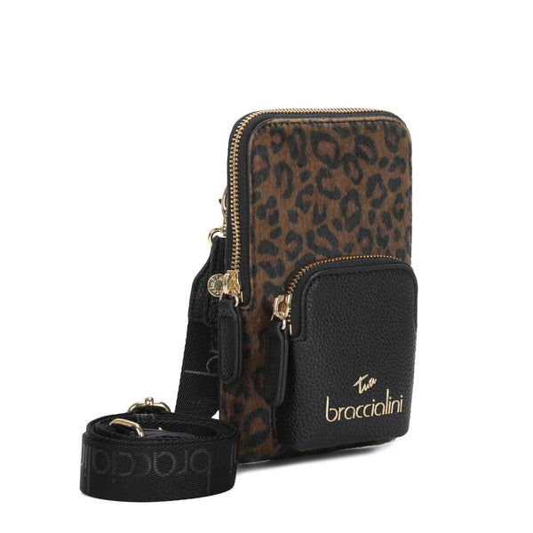 Braccialini - Mini tracollina Jinny Animalier Leopard - B18632 YY - LEOPARD