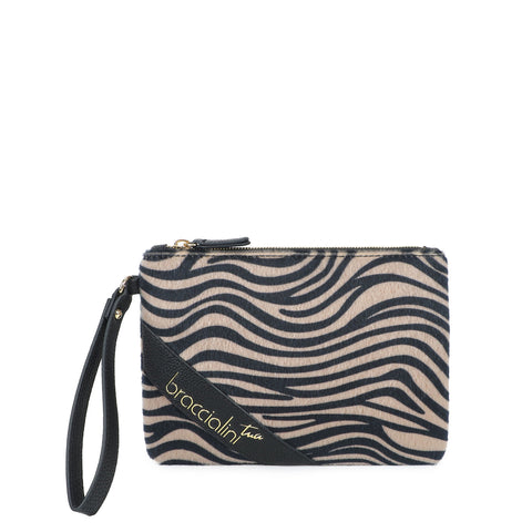 Braccialini - Pochette Milly Animalier Zebra - B18615 YY - ZEBRA