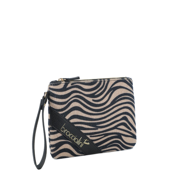 Braccialini - Pochette Milly Animalier Zebra - B18615 YY - ZEBRA