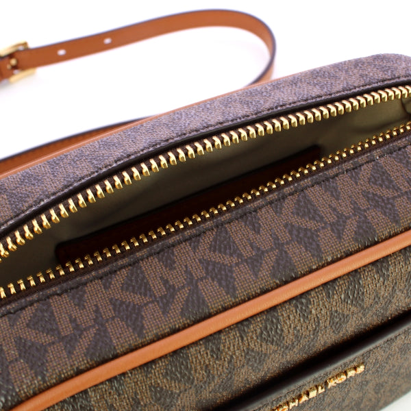 Michael Kors - Crossbody piccola Jet Set Bronze Acorn - 32F5GJ6C5B - BRN/ACORN