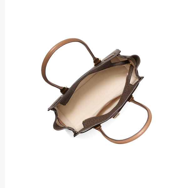 Michael Kors - Borsa a spalla Hamilton Moderne Small Brown Acorn - 30F5GNXT0B - BRN/ACORN