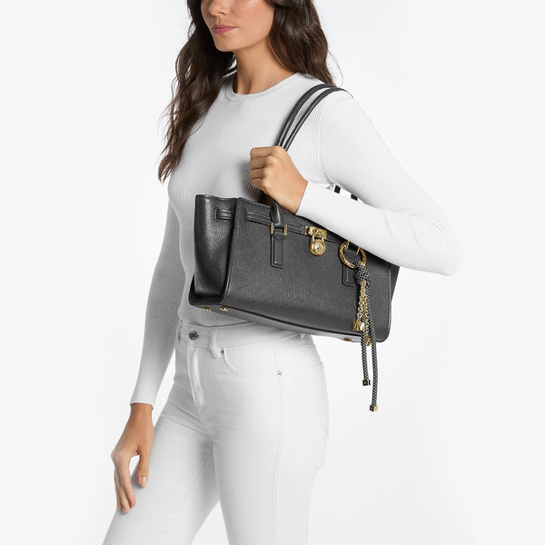 Michael Kors - Borsa a spalla Hamilton Moderne Small Black - 30F5GNXT0L - BLACK