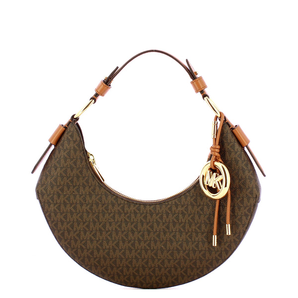 Michael Kors - Borsa a spalla Koa Media Bronze Acorn - 30F5GQ4L6B - BRN/ACORN