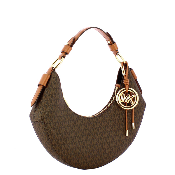 Michael Kors - Borsa a spalla Koa Media Bronze Acorn - 30F5GQ4L6B - BRN/ACORN
