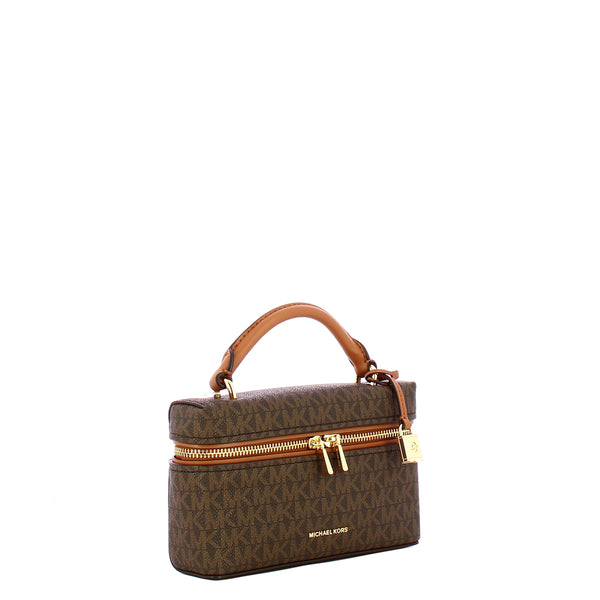 Michael Kors - Mini bag tracollina Jana XS Bronze Acorn - 32F5GQ1C0B - BRN/ACORN