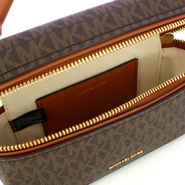 Michael Kors - Mini bag tracollina Jana XS Bronze Acorn - 32F5GQ1C0B - BRN/ACORN