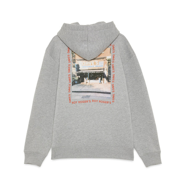 Roy Roger' - Felpa con cappuccio x Dave' Vintage Store Grey Melange - RDV009CP56XXXX - GREY/MEL.