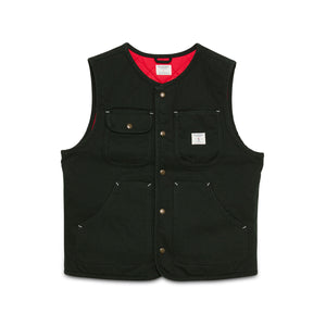 Roy Roger' - Gilet in canvas Dark Green - RRW004CN070111 - DARK/GREEN