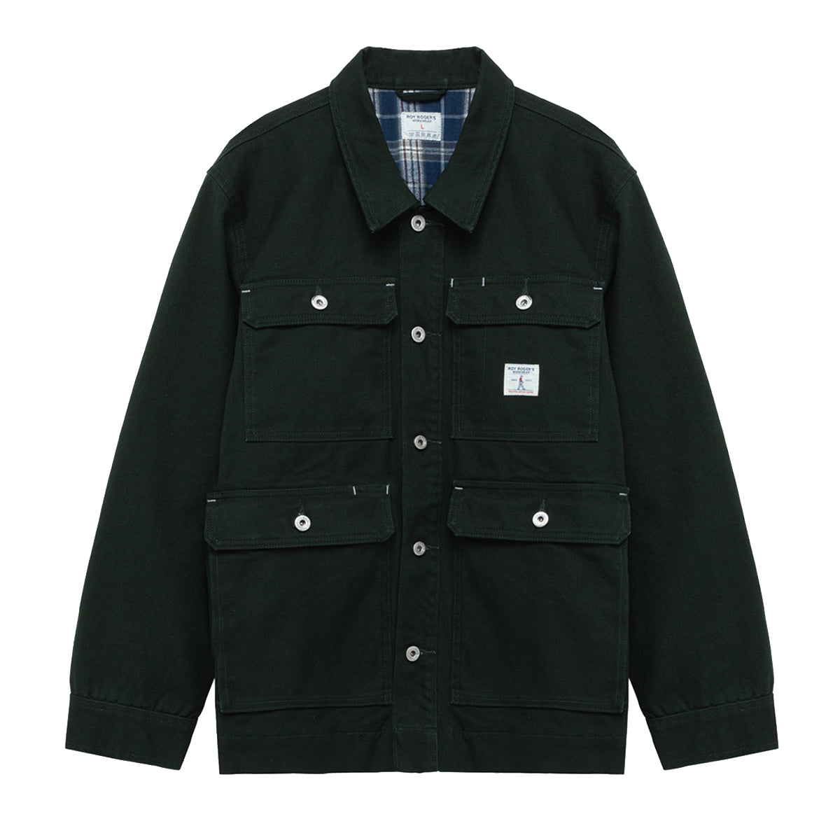 Roy Roger' - Giacca Hunting in canvas Dark Green - RRW005CN070111 - DARK/GREEN