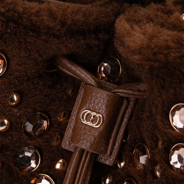 La Carrie - Secchiello Andromeda Fur Brown - 152M-EM-306-TBS - BROWN