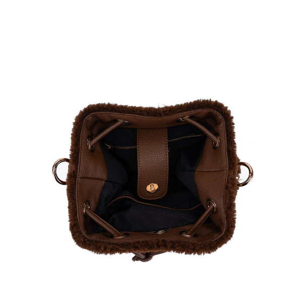 La Carrie - Secchiello Andromeda Fur Brown - 152M-EM-306-TBS - BROWN