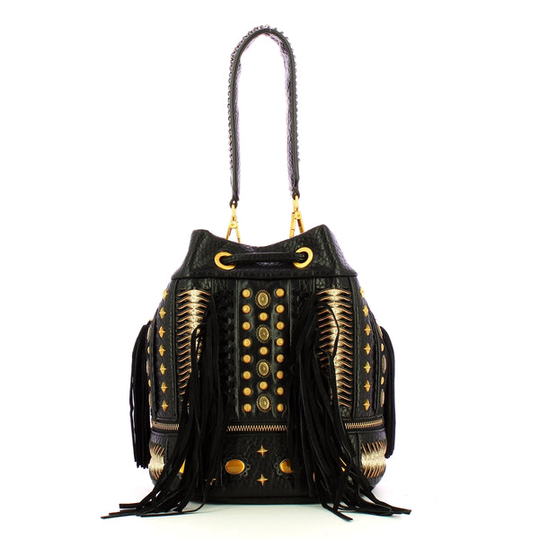 La Carrie - Secchiello Jungle Black - 152M-EM-301-LST - BLACK
