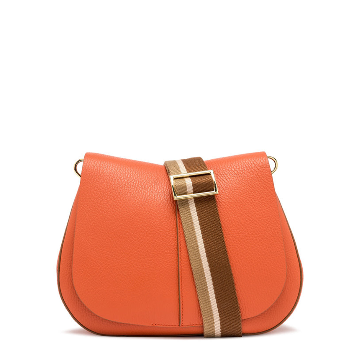 Gianni Chiarini - Helena Round Small Corallo Crossbody Bag - BS 6036/COMM GRN-NA - CORALLO