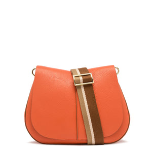 Gianni Chiarini - Helena Round Small Corallo Crossbody Bag - BS 6036/COMM GRN-NA - CORALLO