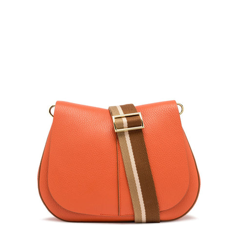 Gianni Chiarini - Helena Round Small Corallo Crossbody Bag - BS 6036/COMM GRN-NA - CORALLO