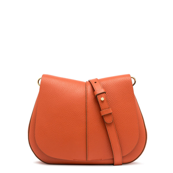 Gianni Chiarini - Helena Round Small Corallo Crossbody Bag - BS 6036/COMM GRN-NA - CORALLO