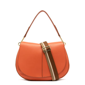 Gianni Chiarini - Helena Round Medium Corallo Shoulder Bag - BS 6037/COMM GRN-NA - CORALLO