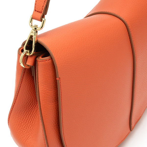 Gianni Chiarini - Helena Round Medium Corallo Shoulder Bag - BS 6037/COMM GRN-NA - CORALLO
