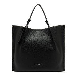 Gianni Chiarini - Dory Nero Nature Shoulder Bag - BS 11637 RNGDBL - NERO-NATURE