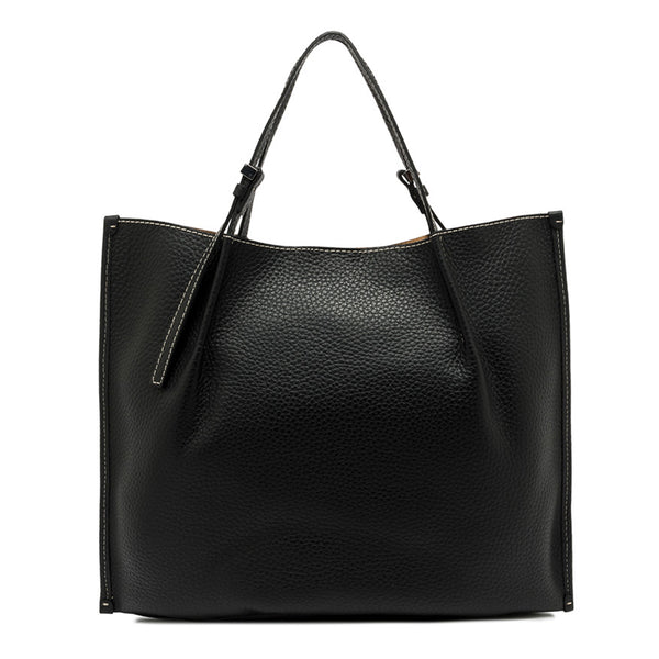 Gianni Chiarini - Dory Nero Nature Shoulder Bag - BS 11637 RNGDBL - NERO-NATURE
