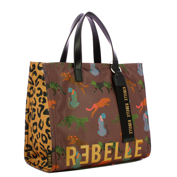 Rebelle - Electra Wild Moka Handbag - REB0297T0035 - MOKA