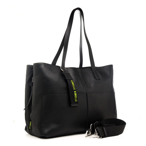 Rebelle - Emys Black Shoulder Bag - REB0234P0001 - BLACK