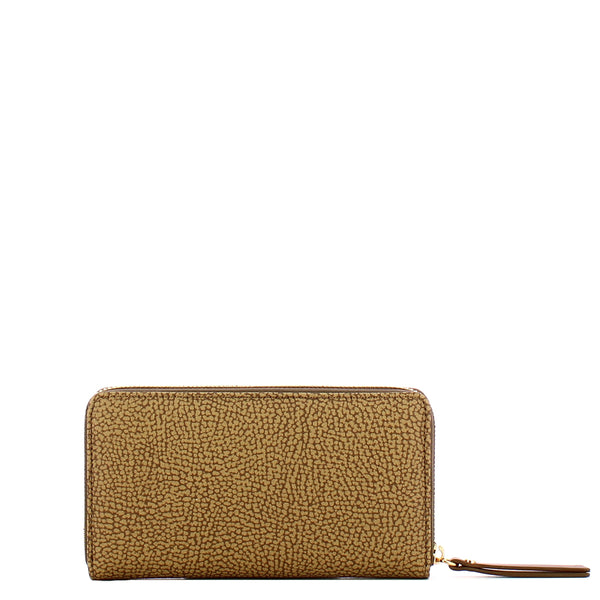 Borbonese - Portafoglio Large Zip Around Tundra - 2200410170 - TUNDRA