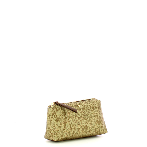 Borbonese - Busta Small Verde Olio - 220064J47 - VERDE/OLIO