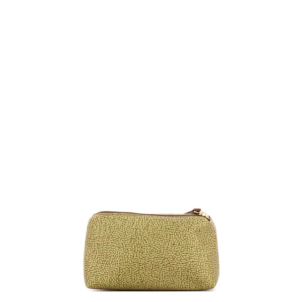 Borbonese - Busta Small Verde Olio - 220064J47 - VERDE/OLIO