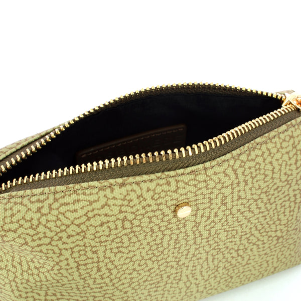 Borbonese - Busta Small Verde Olio - 220064J47 - VERDE/OLIO