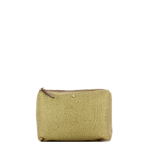 Borbonese - Bustina Medium Verde Olio - 220065J47 - VERDE/OLIO