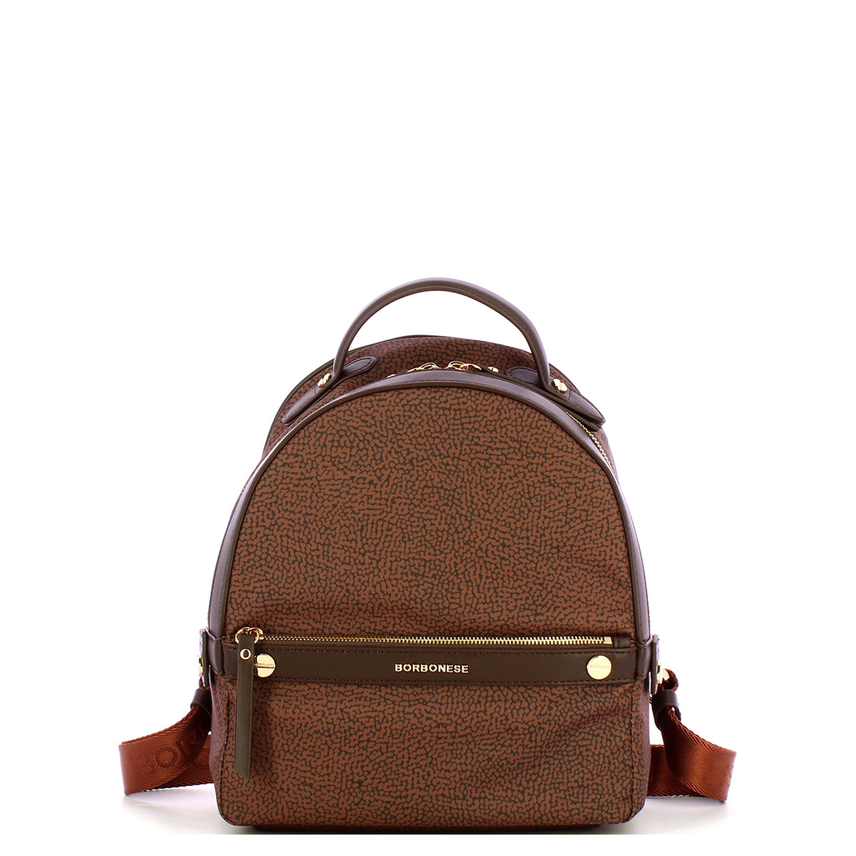 Borbonese - Zainetto Small Terracotta - 223031J47 - TERRACOTTA