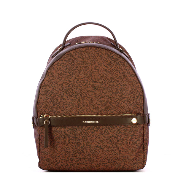 Borbonese - Zaino Medium Terracotta - 223032J47 - TERRACOTTA