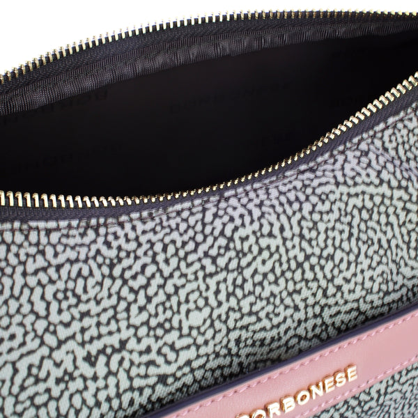 Borbonese - Tracolla Luna Bag Small OP Naturale Cipria - 223033J47 - OP/NATURALE/CIPRIA