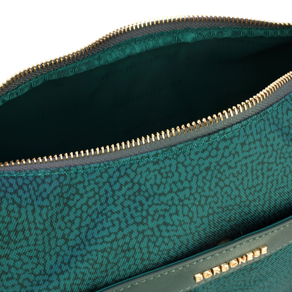 Borbonese - Tracolla Luna Bag Small Ottanio - 223033J47 - OTTANIO