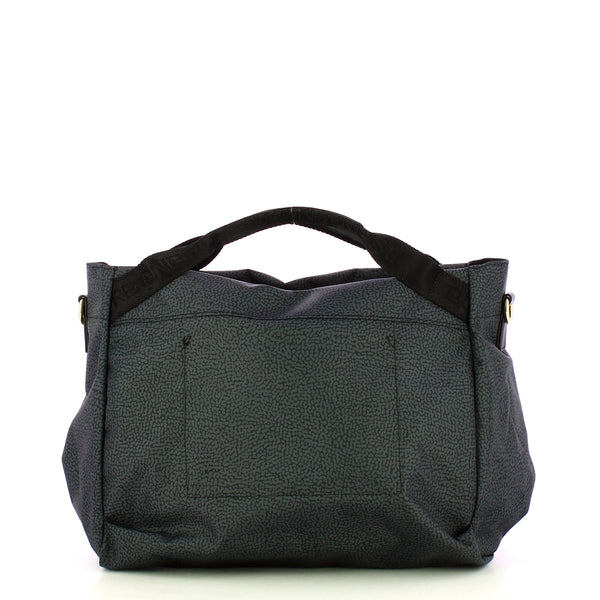 Borbonese - Bauletto Medium Nero - 223230J47 - NERO