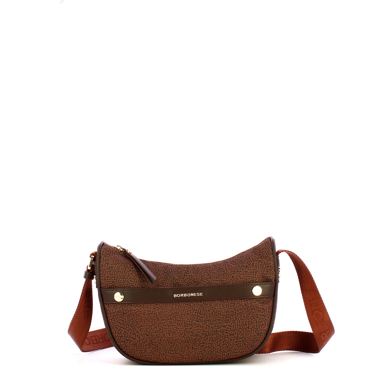 Borbonese - Luna Bag Mini Terracotta - 91010075J47 - TERRACOTTA