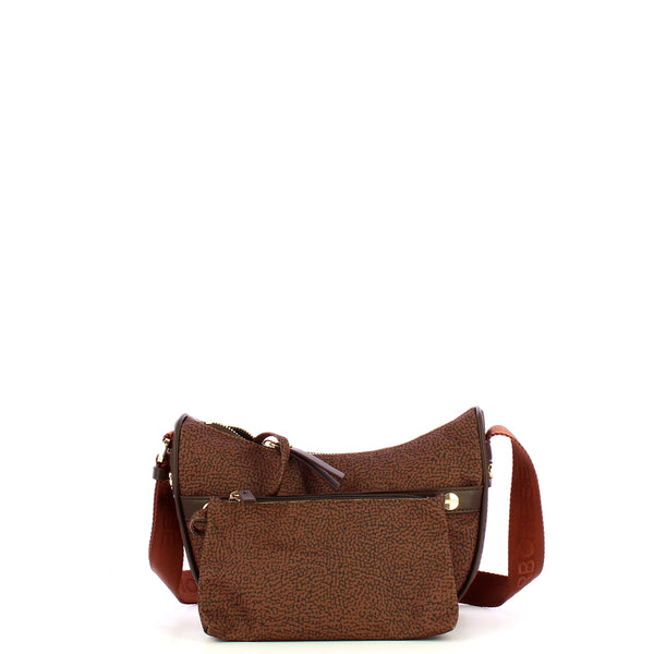 Borbonese - Luna Bag Mini Terracotta - 91010075J47 - TERRACOTTA
