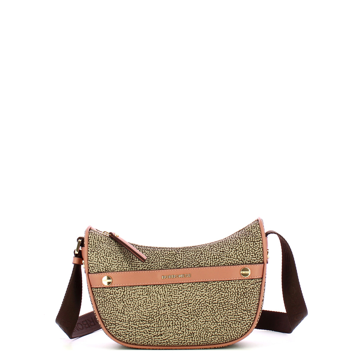 Borbonese - Luna Bag Mini OP Naturale Cipria - 91010075J47 - OP/NATURALE/CIPRIA