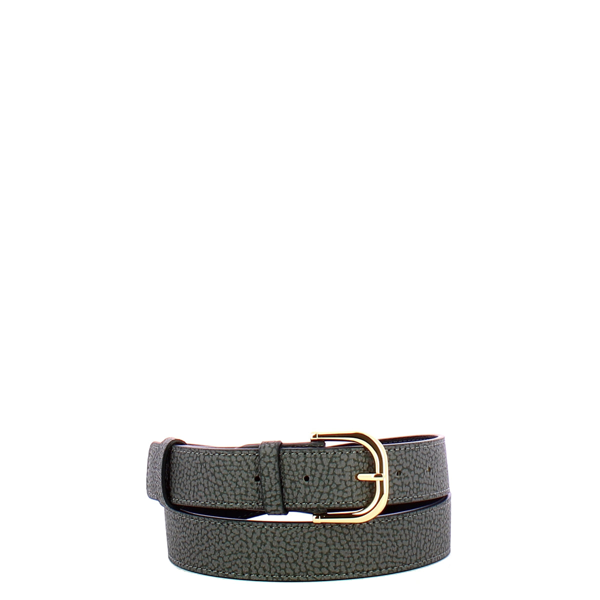 Borbonese - Cintura reversibile Ardesia - 221001AT8 - ARDESIA