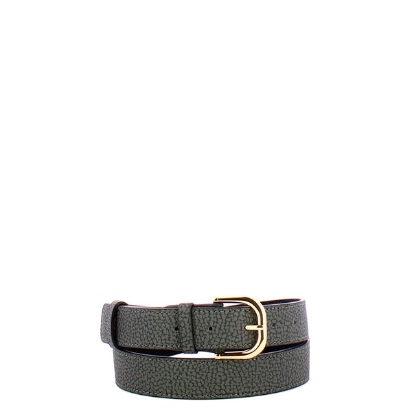 Borbonese - Cintura reversibile Ardesia - 221001AT8 - ARDESIA