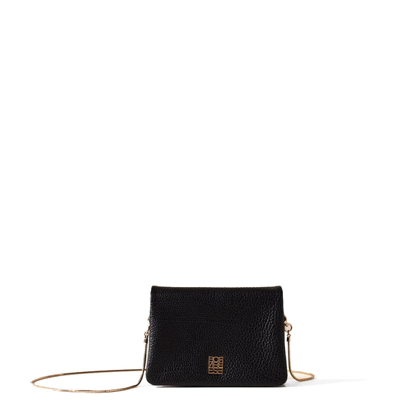 Borbonese - Tracollina Mini Bag in pelle Nero - 920235AV9 - NERO