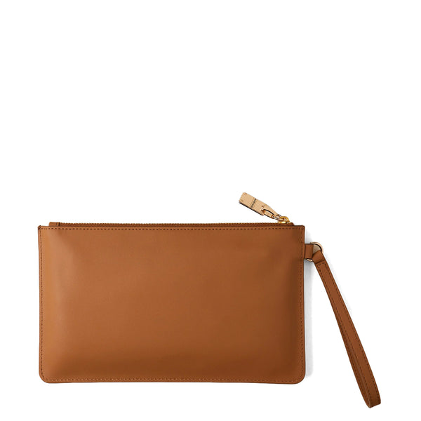 Borbonese - Busta in pelle Caramello - 920103AB6 - CARAMELLO